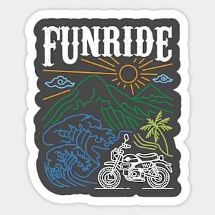 Fun Ride Motorbike Sticker